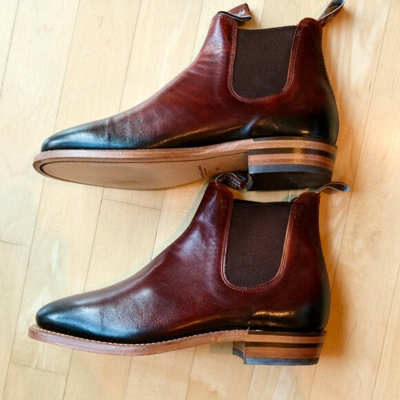 R.M. WILLIAMS Adelaide Chelsea Boots Burnished Mahogany NEW - Picture 7 of 9